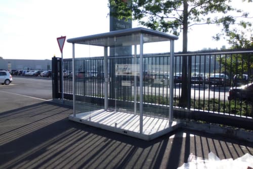 BIK TEC Raucher-Unterstand RX 2.0 R6, Breite x Tiefe 2730 x 1620 mm