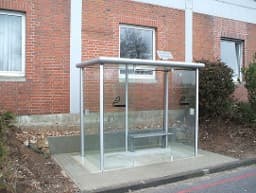BIK TEC Raucher-Unterstand RX 2.0 R6, Breite x Tiefe 2730 x 1620 mm