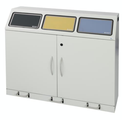 stumpf Kompakte Wertstoffsammelstation Flex-M, 3 x 70 l
