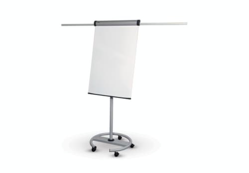 MAUL Mobiles Flipchart MAULsolid mit 2 Papierhaltern, Höhe 1780 - 1960 mm