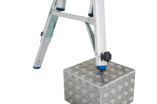 Krause Vierteilige Mehrzweck-Teleskopleiter STABILO® Professional, 4 x 5 profilierte Sprossen