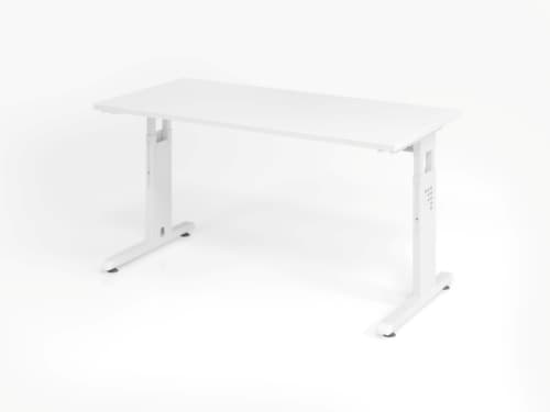 Schmaler Schreibtisch Mini-Office O-Serie mit C-Fußgestell
