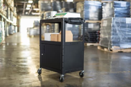 Robuster Beistellwagen für elektronische Geräte