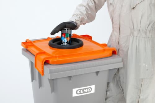 Cemo Sammelbehälter für Spraydosen, Inhalt 120 l