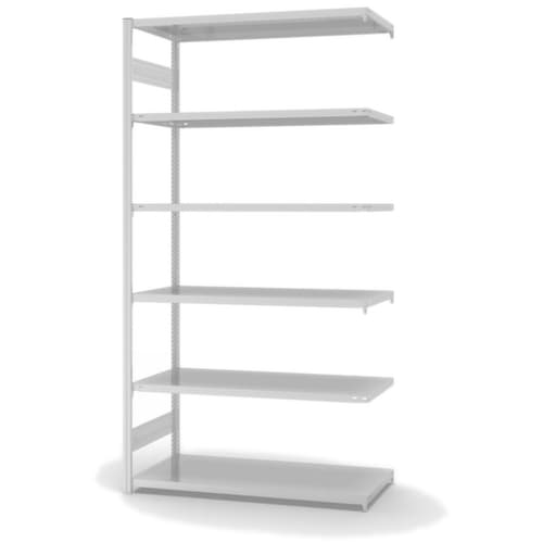 hofe Traversenregal in Standard Bauart, Höhe x Breite x Tiefe 2500 x 1310 x 635 mm, 6 Böden