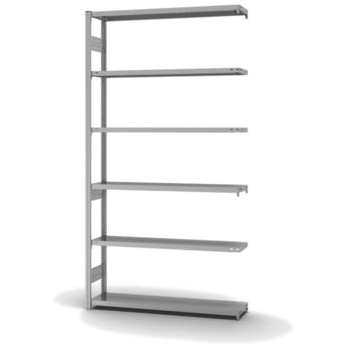 hofe Traversenregal in mittelschwerer Bauart, Höhe x Breite x Tiefe 2500 x 1310 x 335 mm, 6 Böden
