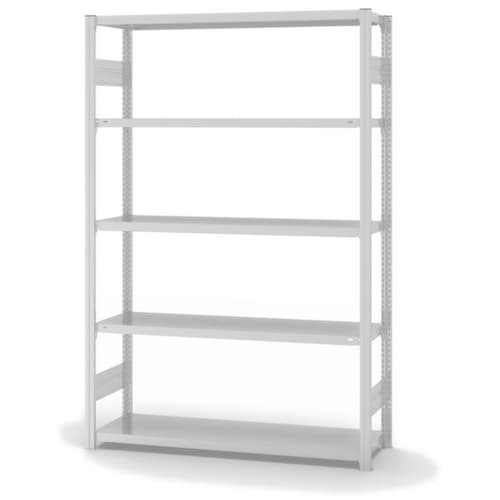 hofe Traversenregal in mittelschwerer Bauart, Höhe x Breite x Tiefe 2000 x 1360 x 435 mm, 5 Böden