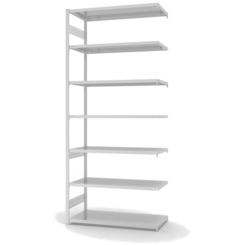 hofe Traversenregal in mittelschwerer Bauart, Höhe x Breite x Tiefe 3000 x 1310 x 635 mm, 7 Böden