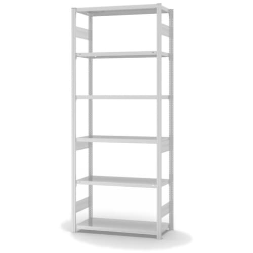 hofe Traversenregal in schwerer Bauart, Höhe x Breite x Tiefe 2500 x 1060 x 435 mm, 6 Böden