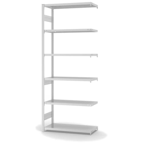 hofe Traversenregal in schwerer Bauart, Höhe x Breite x Tiefe 2500 x 1010 x 435 mm, 6 Böden