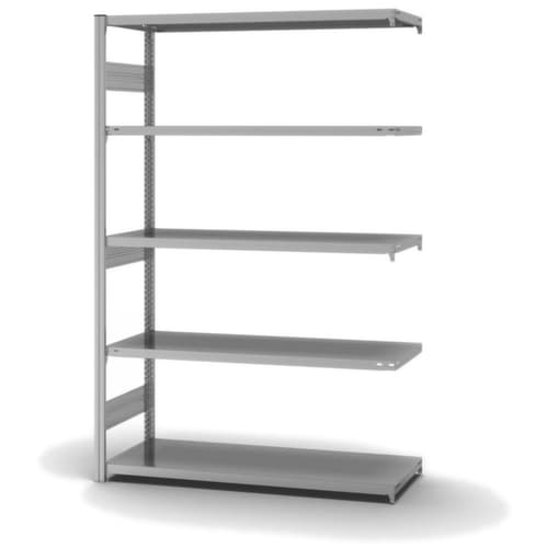 hofe Traversenregal in schwerer Bauart, Höhe x Breite x Tiefe 2000 x 1310 x 535 mm, 5 Böden
