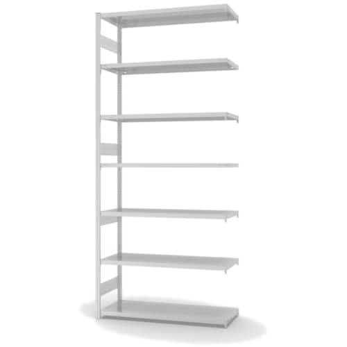 hofe Traversenregal in schwerer Bauart, Höhe x Breite x Tiefe 3000 x 1310 x 535 mm, 7 Böden