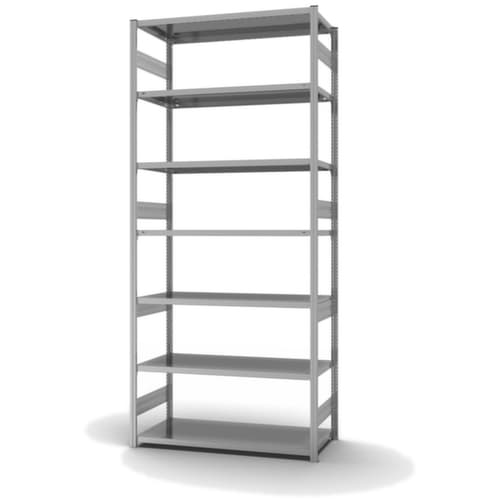 hofe Traversenregal in schwerer Bauart, Höhe x Breite x Tiefe 3000 x 1360 x 635 mm, 7 Böden