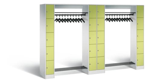 C+P Schließfach-Garderobe Classic mit 20 Fächern, Breite 2840 mm