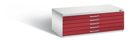 C+P Flachablageschrank, Höhe x Breite x Tiefe 420 x 1100 x 765 mm