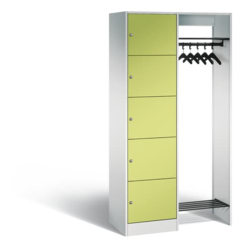 C+P Schließfach-Garderobe Classic mit 5 Fächern, Breite 960 mm