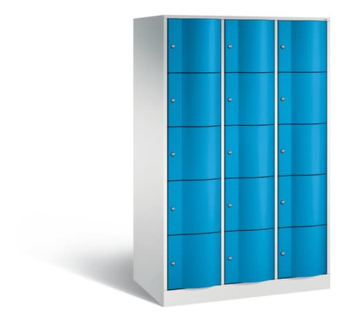 C+P Schließfachschrank Resisto, 15 Fächer