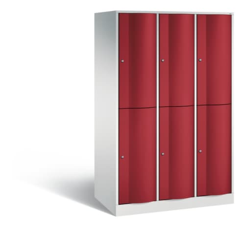 C+P Schließfachschrank Resisto, 6 Fächer