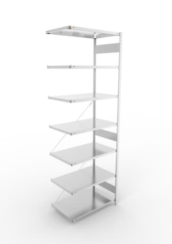 META System-Steckregal CLIP Anbaufeld, Höhe x Breite x Tiefe 3000 x 1006 x 636 mm, 7 Böden
