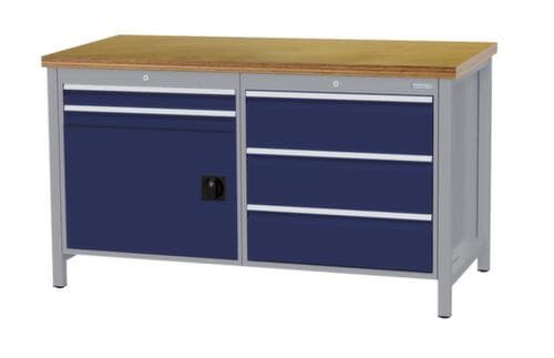 Bedrunka + Hirth Werkbank, 5 Schubladen, 1 Schrank