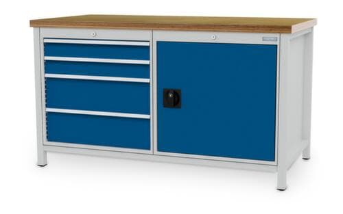 Bedrunka + Hirth Werkbank, 4 Schubladen, 1 Schrank