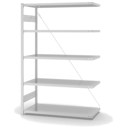 hofe ESD-Regal, Höhe x Breite x Tiefe 2000 x 1310 x 635 mm, 5 Böden