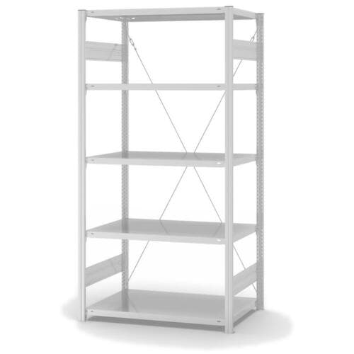 hofe ESD-Regal, Höhe x Breite x Tiefe 2000 x 1060 x 635 mm, 5 Böden