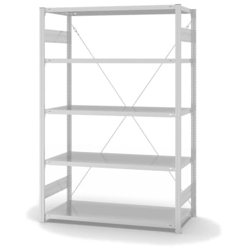 hofe ESD-Regal, Höhe x Breite x Tiefe 2000 x 1360 x 635 mm, 5 Böden