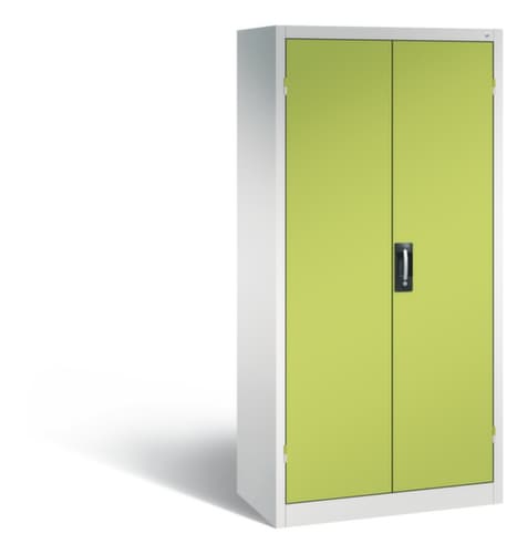 C+P Akkuladeschrank ERGO, RAL7035 Lichtgrau/RDS 110 80 60 Viridingrün