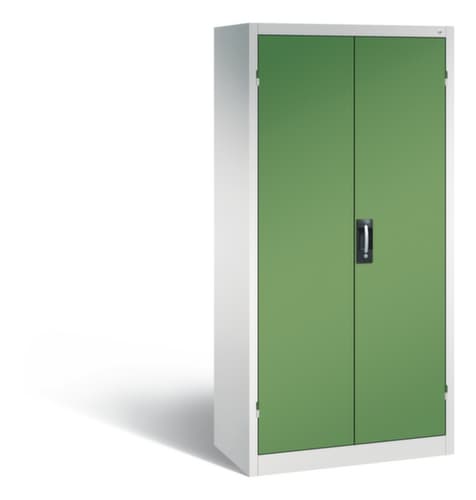 C+P Akkuladeschrank ERGO, RAL7035 Lichtgrau/RAL6011 Resedagrün