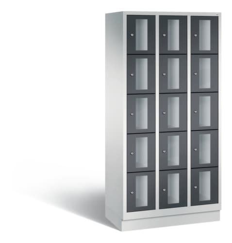 C+P Schließfachschrank Classic, 15 Fächer