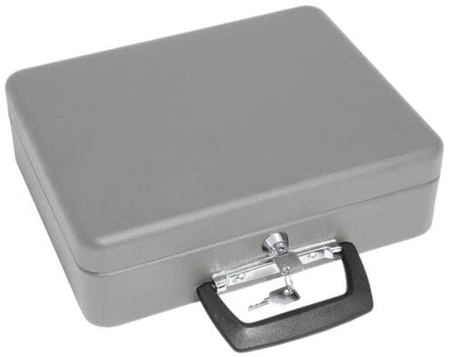 WEDO Geldzählkassette STANDARD, 3 Scheinfächer, 8 Münzfächer, Zylinderschloss