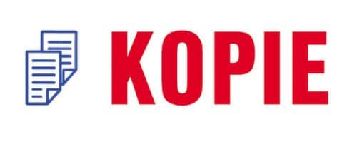 WEDO Textstempel TRODAT Office Printy 4.0, "KOPIE" + Blätter