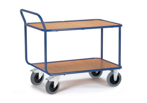 Rollcart Tischwagen 1000x700 mm, Traglast 500 kg, 2 Etagen