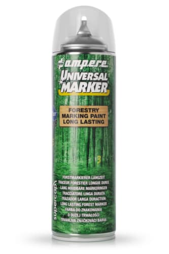 a.m.p.e.r.e. Markierfarbe Universal Marker für die Forstwirtschaft, weiß