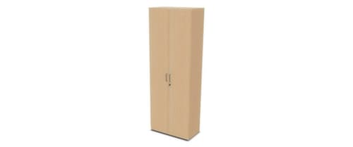 Nowy Styl Büro-Flügeltürenschrank E10 mit Garderobe, 6 Ordnerhöhen