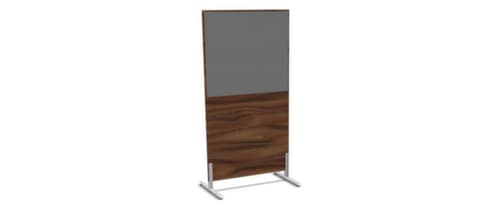 Nowy Styl Trennwand E10 aus Holz mit Stoffbespannung, Höhe x Breite 1545 x 800 mm