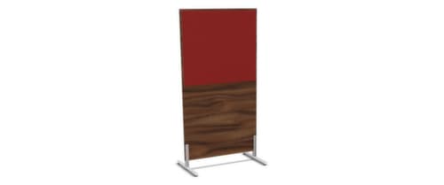Nowy Styl Trennwand E10 aus Holz mit Stoffbespannung, Höhe x Breite 1545 x 800 mm