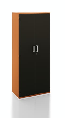 Flügeltürenschrank RQ60, 5 Ordnerhöhen, lichtgrau/lichtgrau