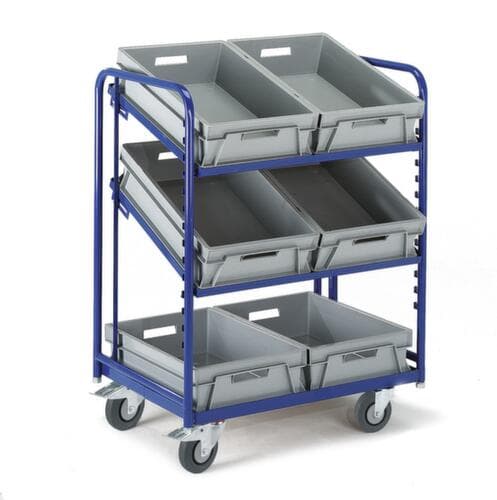 Rollcart Etagenwagen für Euronormbehälter