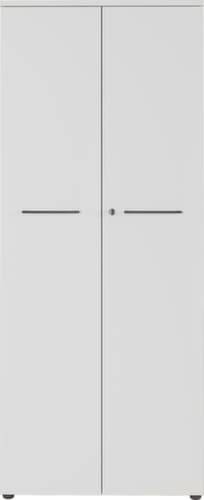 Aktenschrank GW-AGENDA, 5 Ordnerhöhen, lichtgrau/lichtgrau
