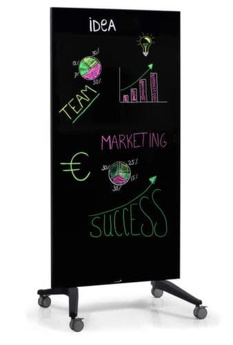 Legamaster Mobile Glastafel, Höhe x Breite 1950 x 900 mm