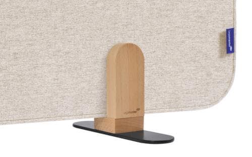 Legamaster Schallabsorbierende Tischtrennwand ELEMENTS, Höhe x Breite 600 x 800 mm, Wand beige