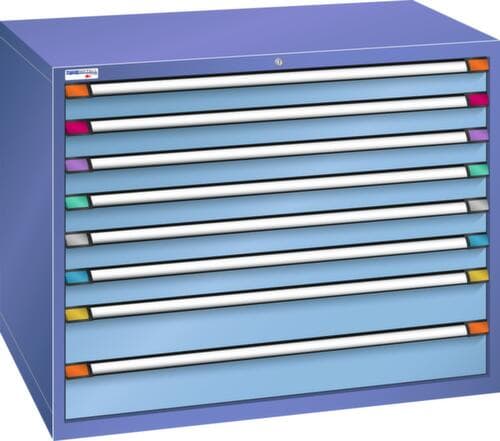 Thurmetall Schubladenschrank mit Breite 1205 mm, 8 Schublade(n)