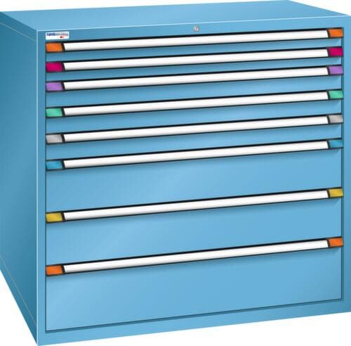 Thurmetall Schubladenschrank mit Breite 1205 mm, 8 Schublade(n)