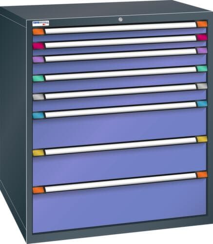Thurmetall Schubladenschrank mit Breite 1005 mm, 8 Schublade(n)