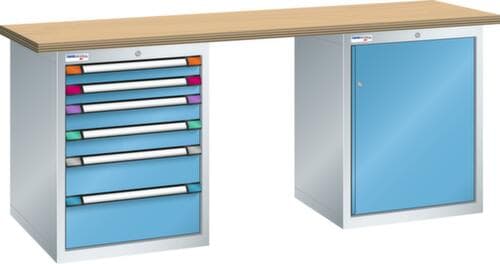 Thurmetall Werkbank, 6 Schubladen, 1 Schrank