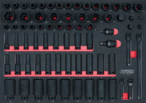 KS Tools 3/8"+1/2" SCS Kraft-Steckschlüssel-Satz