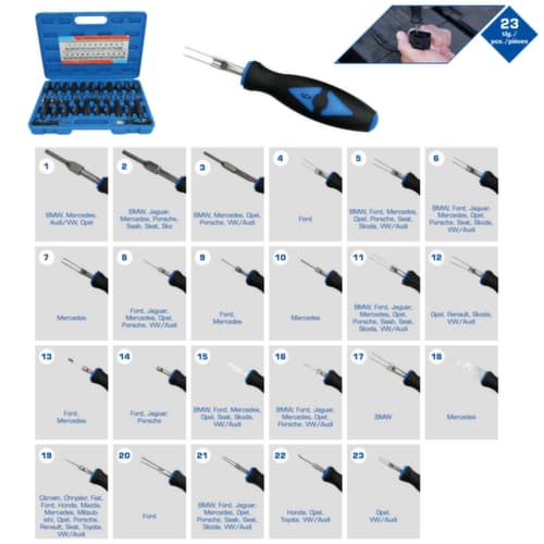 Brilliant Tools Stecker-Entriegelungswerkzeug-Satz