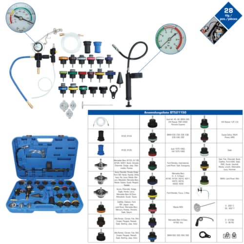Brilliant Tools Master Kühlsystem-Diagnose-Satz
